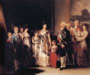 Francisco Jose de Goya The Family of Charles IV Sweden oil painting artist